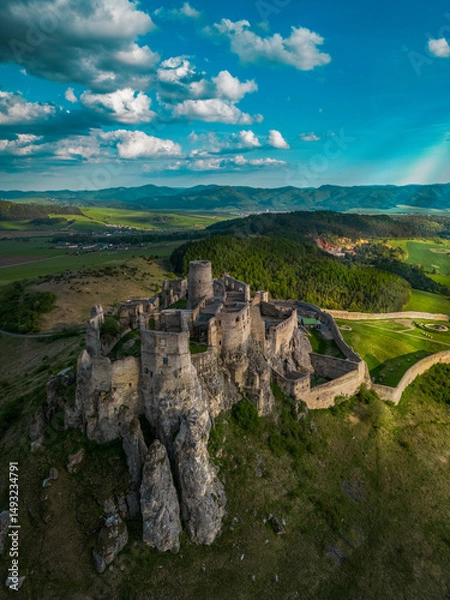 Obraz ruins of spis castle