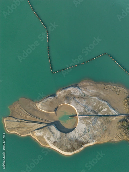 Obraz island from above