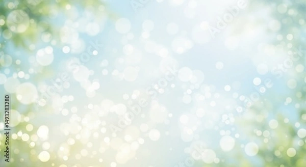 Fototapeta soft and bright bokeh background