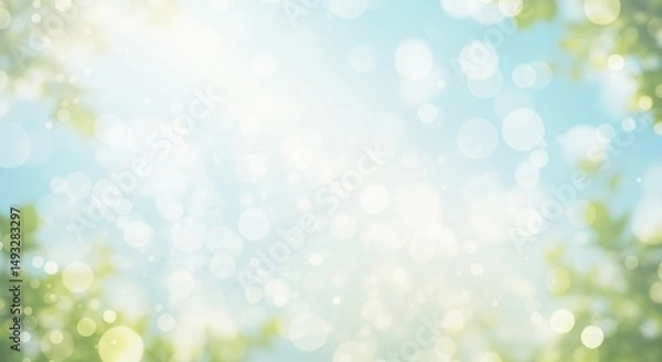 Fototapeta soft and bright bokeh background