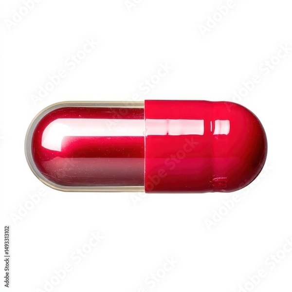 Obraz Red Capsule Medicine High-Resolution Image