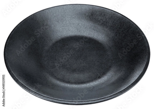 Fototapeta 陶器製の丸皿のフォトリアル3Dイラストレーション