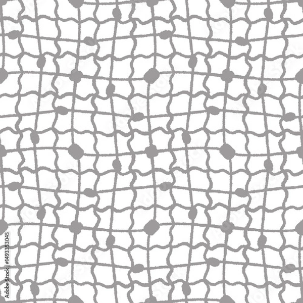 Fototapeta Seamless pattern with a simple abstract drawing. Vector illustration.