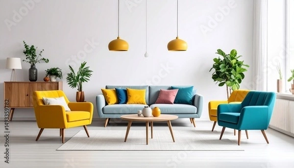 Fototapeta modern living room
