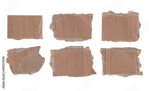 Obraz set of cardboard boxes samples