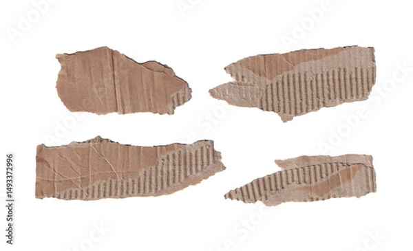 Obraz set of cardboard boxes samples