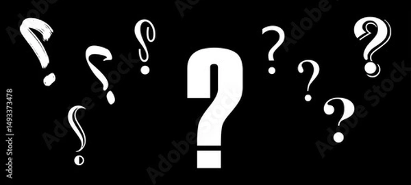 Fototapeta Question mark and root cause analysis concept.Vector Illustration.