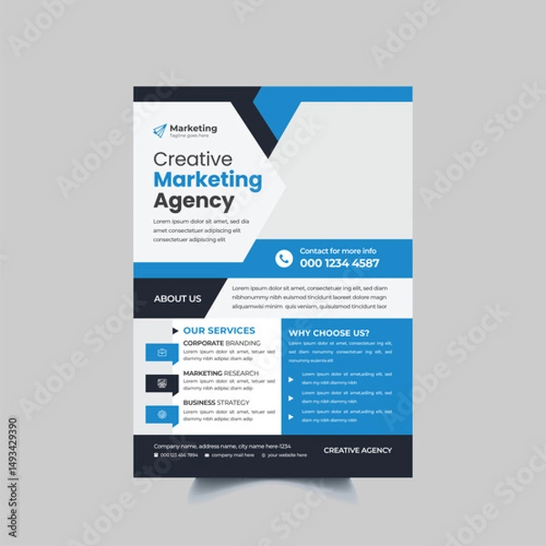 Obraz Corporate Flyer