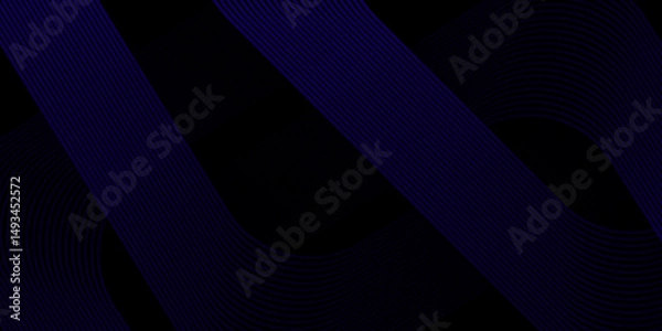 Fototapeta Modern geometric shapes lines design elements.Futuristic abstract background with overlap layer.Abstract black background illustration with geometric graphic elements Suit for cover, banner, brochure,