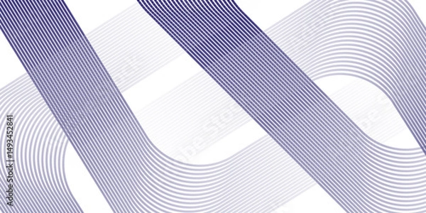 Obraz Modern geometric shapes lines design elements.Futuristic abstract background with overlap layer.Abstract white background illustration with geometric graphic elements Suit for cover, banner, brochure,