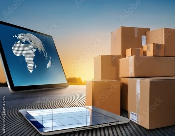 Obraz explore the logistics and shipping considerations involved in sending products online including packaging shipping methods and delivery times