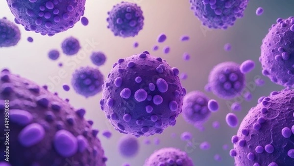 Fototapeta Basophil and mast cell comparison