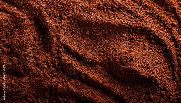 Fototapeta ground coffee texture background close up