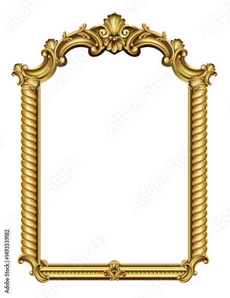 Obraz Golden classic rococo baroque frame