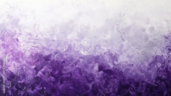 Obraz Abstract purple and white painting texture isolated on white background