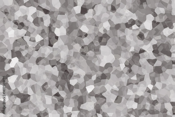 Fototapeta Abstract gray crystallized geometric pattern background