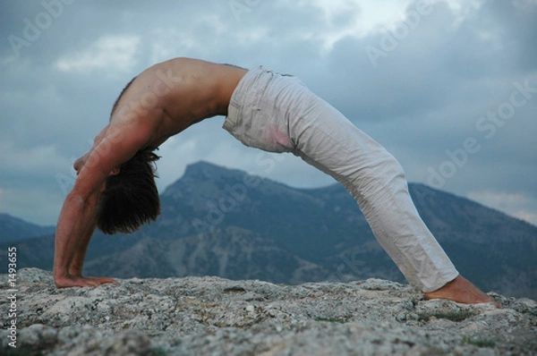 Obraz hatha-yoga: bridge