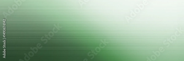 Fototapeta Minimalistic abstract background with green-white gradient horizontal lines for modern environmental designs, branding or digital projects.