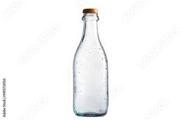 Fototapeta Empty glass bottle cap