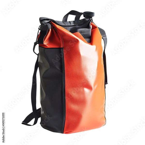 Obraz Modern Waterproof Dry Bag with a Minimalist Design Isolated on Transparent Background