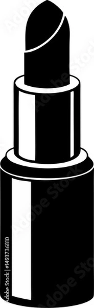 Fototapeta set of black and white cosmetic container