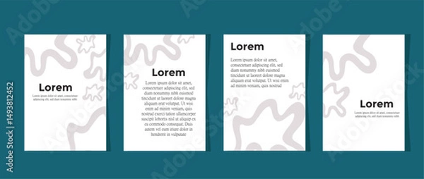 Fototapeta Modern vector illustration showcasing design, creativity, and business through abstract geometric elements