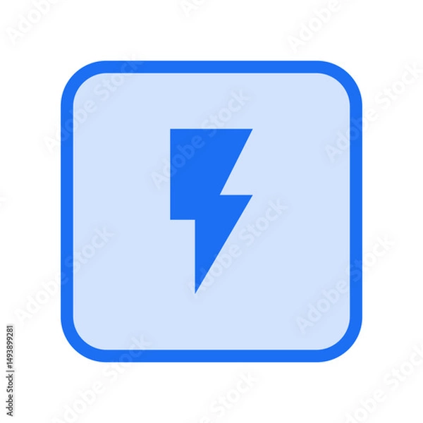 Fototapeta Flash On Icon