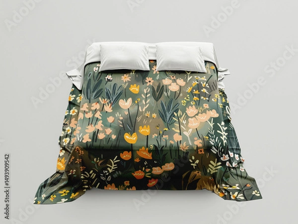 Obraz Bed Cover Design