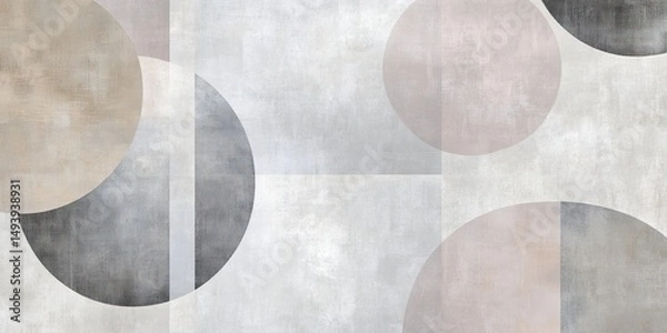 Fototapeta Abstract Geometric Circles