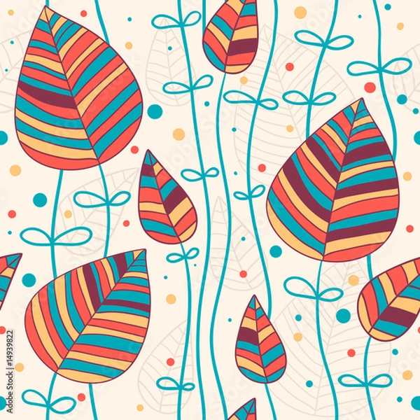 Obraz Floral seamless pattern