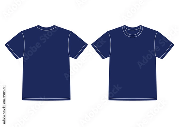 Fototapeta Tシャツ　ネイビー　紺