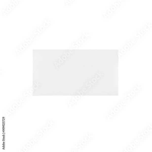 Obraz Blank White Rectangle, Simple Shape, Minimalist Design, Plain Background, Empty Space, Clean Surface