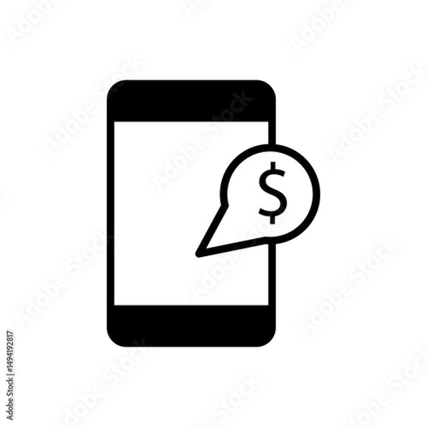 Fototapeta Mobile Payment Icons Digital Wallet, NFC, QR Code & Online Transaction Symbols