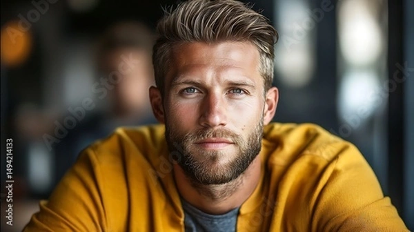 Obraz Confident Young Man Portrait