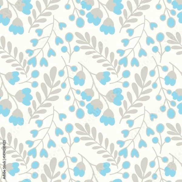 Fototapeta pattern batik flower damask ethnic boho ikat texture tribal geometric background