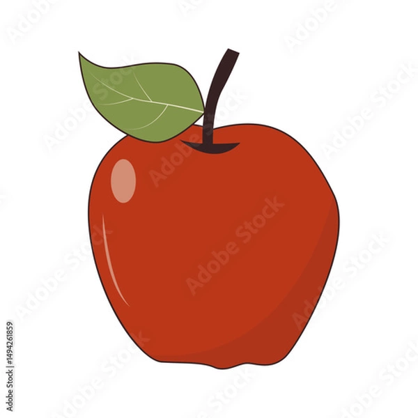 Fototapeta Happy Thanksgiving Day Cartoon Element. Vector Illustration on White Background.