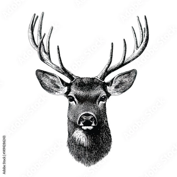 Obraz deer clip art