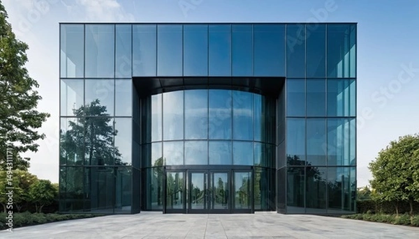 Obraz Modern Glass Building Architecture Design