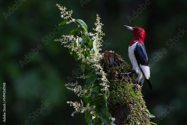 Obraz Red-headed Woodpecke