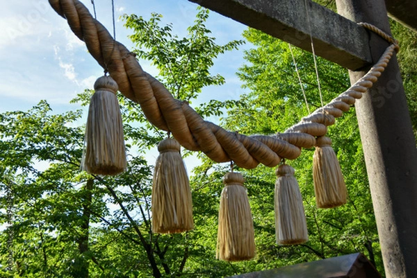 Obraz 真田神社　しめ縄