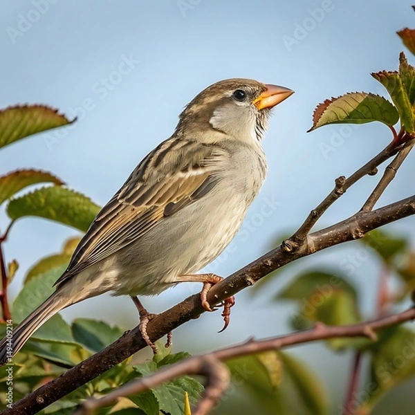 Fototapeta bird on a branch