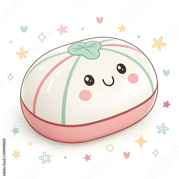 Fototapeta vector illustration of an easter egg