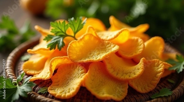 Obraz Homemade cassava chips