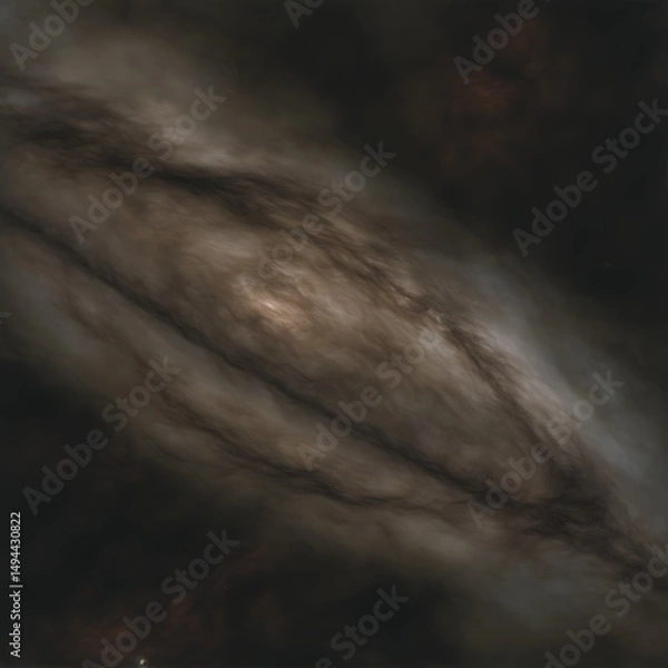 Obraz Dark, swirling nebula with subtle light.