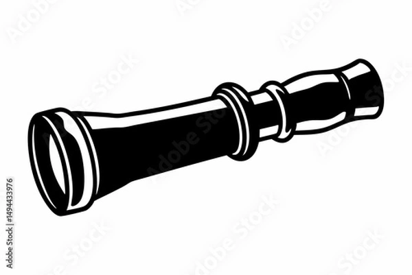 Fototapeta duck call  silhouette vector