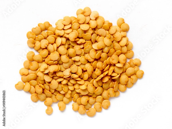 Obraz Eggplant seed on white isolated background