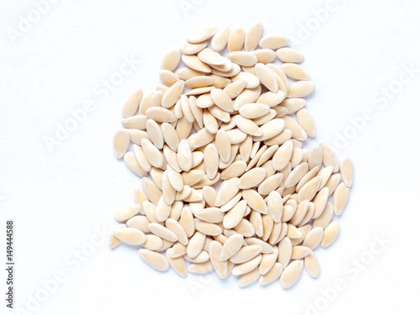 Obraz Cucumber seed on white isolated background