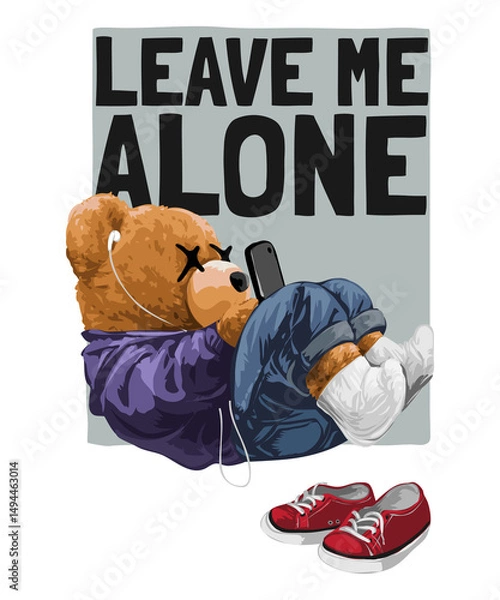 Obraz man sleeping on a suitcase