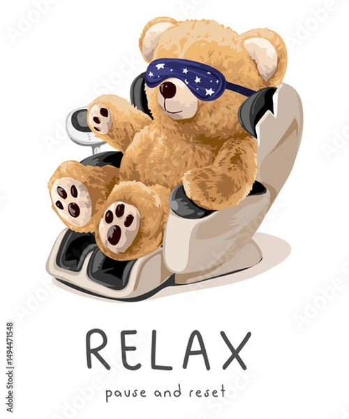 Obraz teddy bear with heart