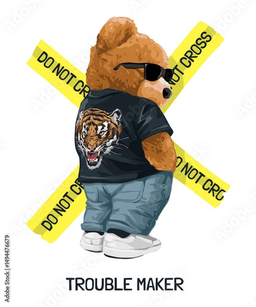 Obraz big scary bear 008